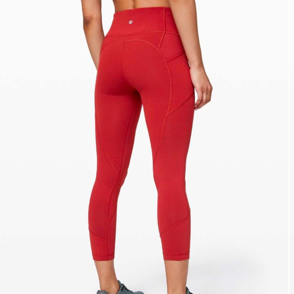 lululemon athletica Red High-Rise Leggings